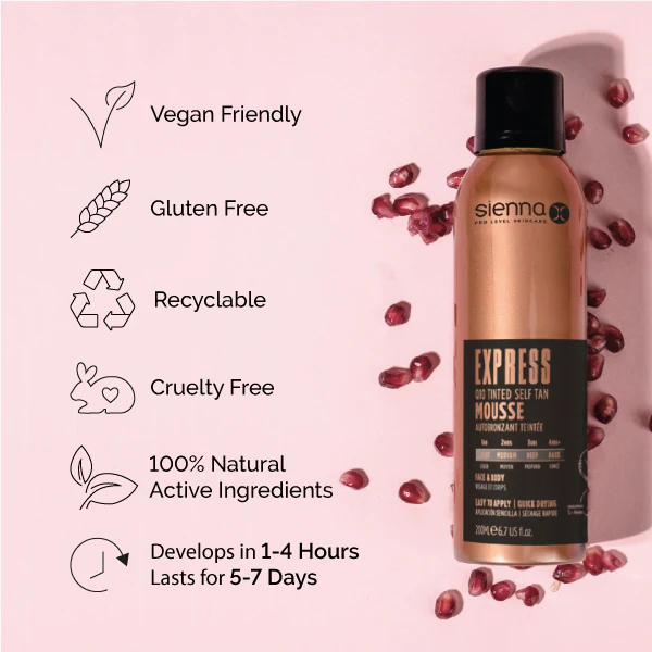 Mousse Autobronzant Sienna X – Express (200 ml) [2]