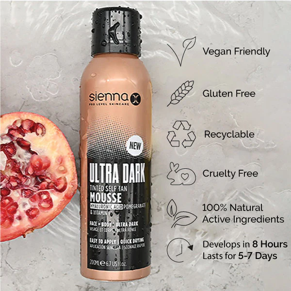 Mousse Autobronzant Sienna X – ULTRA DARK (200 ml) [4]