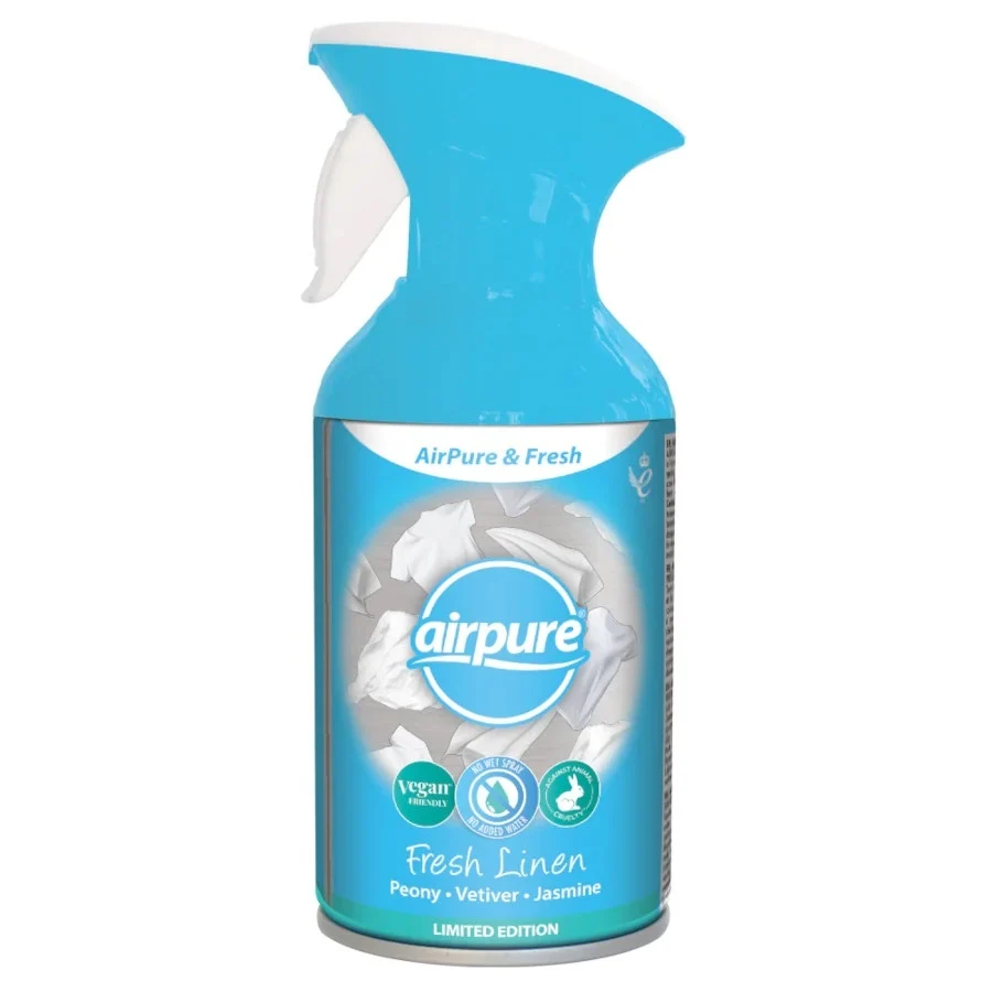 Odorizant, Air Pure & Fresh, Fresh Linen, Peony & Vetiver & Jasmine, 250 ml [1]