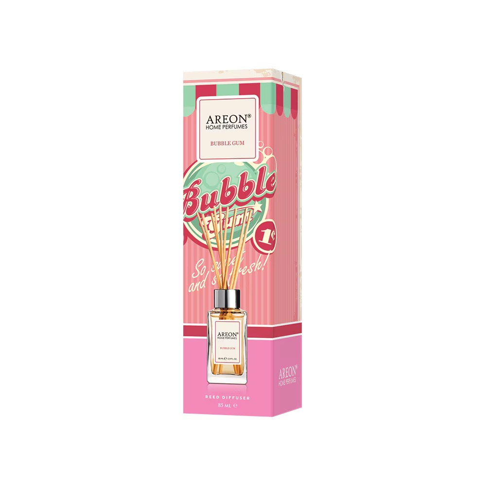 Odorizant de Camera cu Betisoare, Areon Home, Bubble Gum, 85 ml [2]