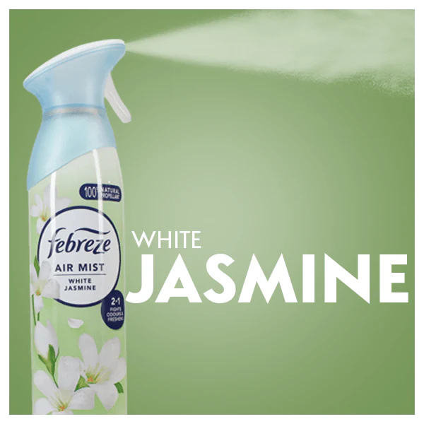 Odorizant de Camera, Febreze, Air Mist, White Jasmine, Spray, 185 ml [3]