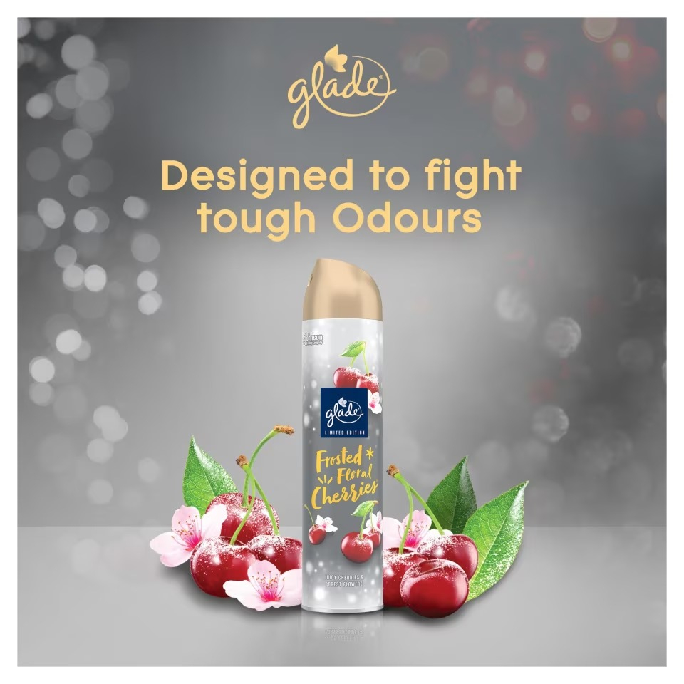 Odorizant de Camera Spray, Glade, Frosted Floral Cherries, 300 ml [4]