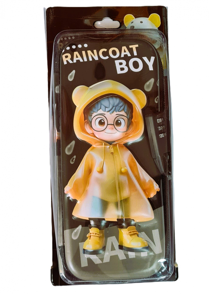 Penar cu Lacatel Pentru Baieti, Neechipat, Yellow Raincoat No.2, 3D [1]