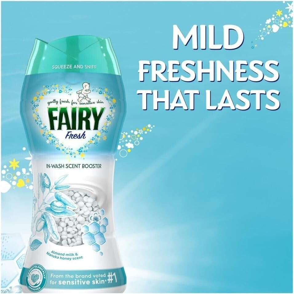 Perle Parfumate, Fairy Beads, Non Bio In-Wash Scent Booster, Lapte de Migdale si Miere de Manuka, 570g [2]