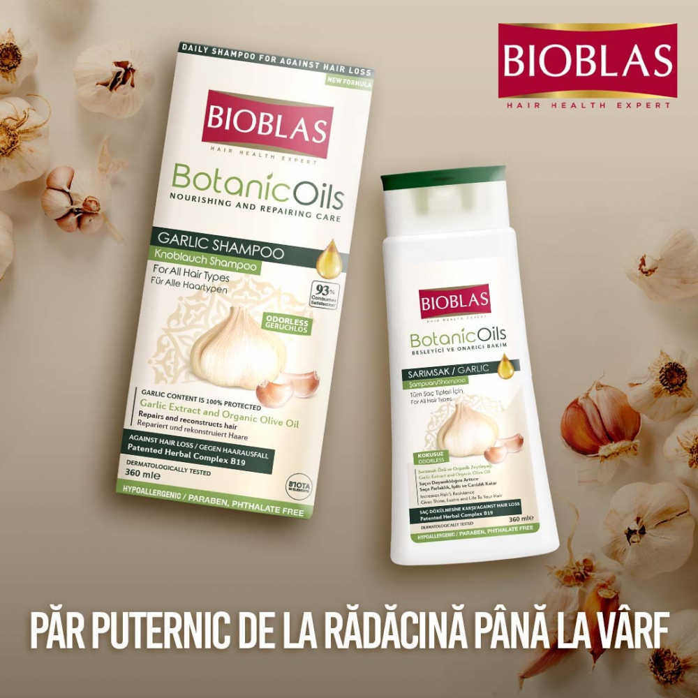 Sampon, Bioblas, Botanics Oils, Usturoi, 360 ml [3]