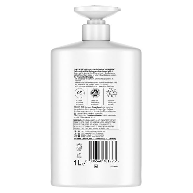 Sampon, Pantene Pro-V, Volumen, 1 L [2]