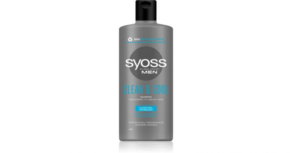 Sampon pentru Barbati, Syoss Professional, Clean & Cool, 440 ml [1]