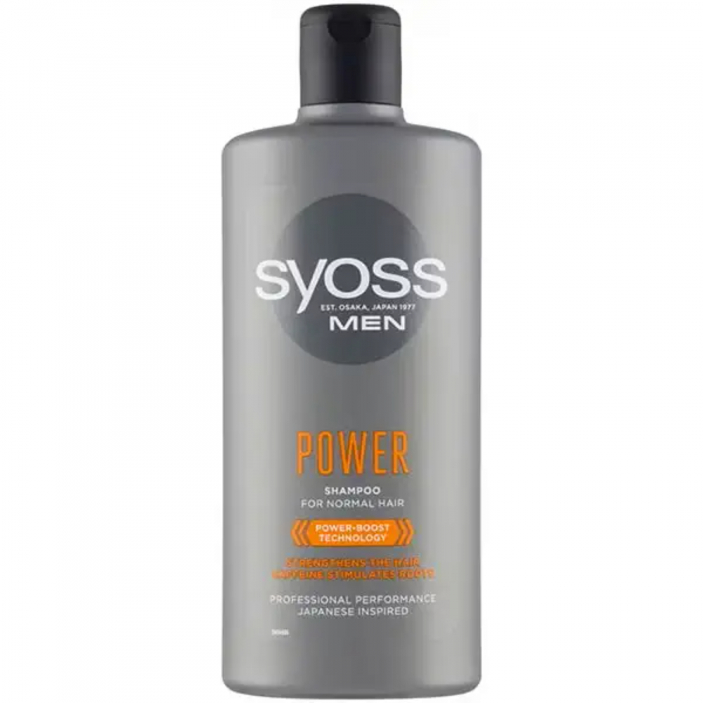 Sampon pentru Barbati, Syoss Professional, Power, 440 ml [1]