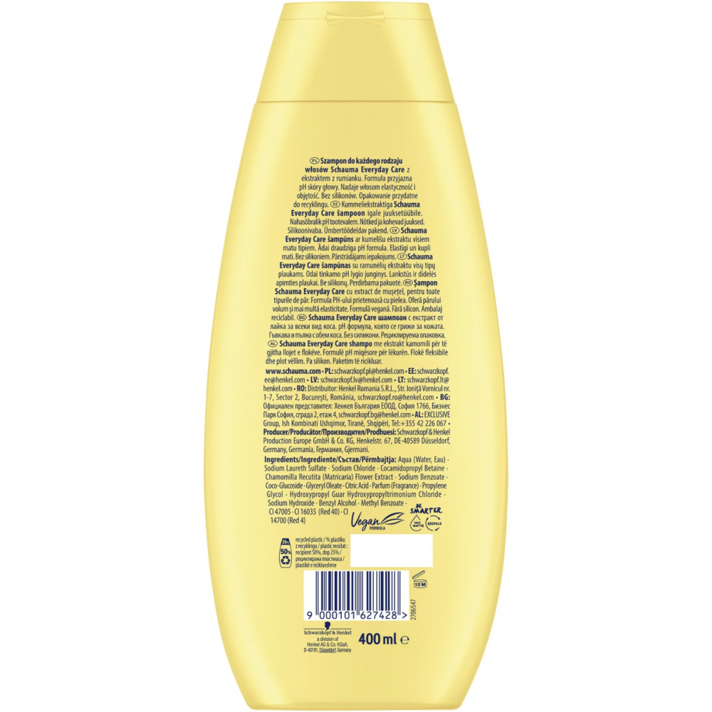 Sampon, Schauma, Everyday Care, Musetel, 400 ml [2]