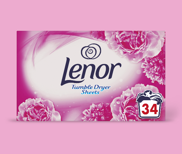 Servetele Parfumate Pentru Haine si Lenjerii, Lenor, Pink Blossom, 34 buc [4]