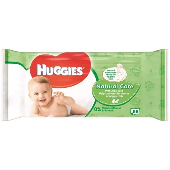 Servetele Umede pentru Copii, Huggies, Aloe Vera, 56 Buc [1]