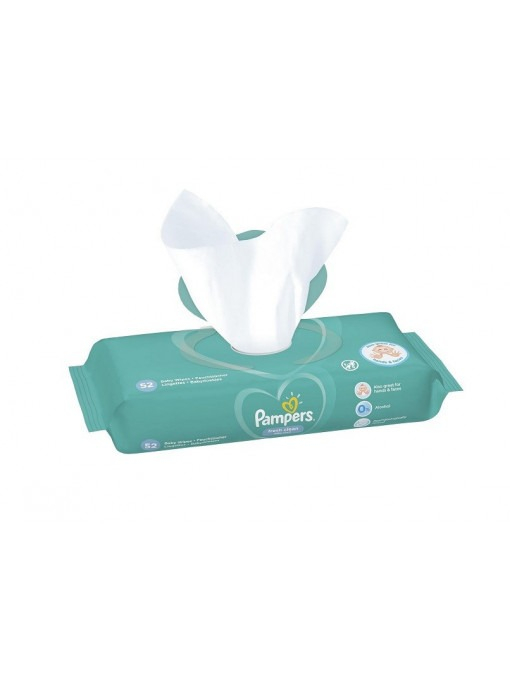 Servetele Umede pentru Copii, Pampers, Fresh Clean, 52 buc [2]
