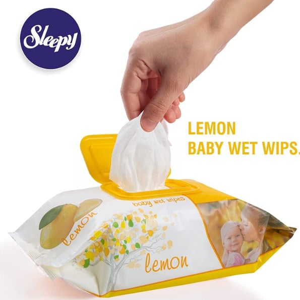 Servetele Umede, Sleepy, Lemon, 120 buc [2]