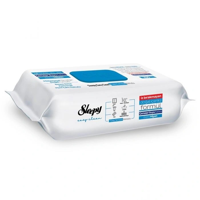 Servetele Umede, Multisuprafete, Sleepy, Bleach Additive, 100 buc [2]
