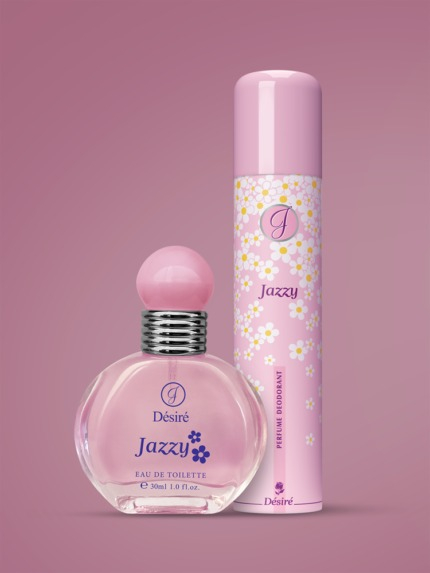 Set Cadou, Desire Jazzy, For Women, Apa de Parfum 30 ml + Body Spray 75 ml [2]