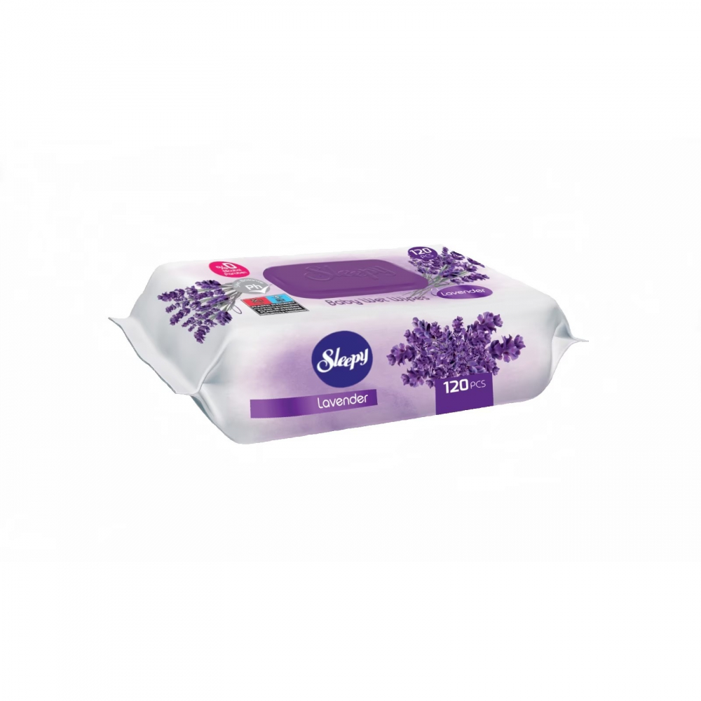 Sleepy, Servetele Umede, Lavanda, 120 buc [1]
