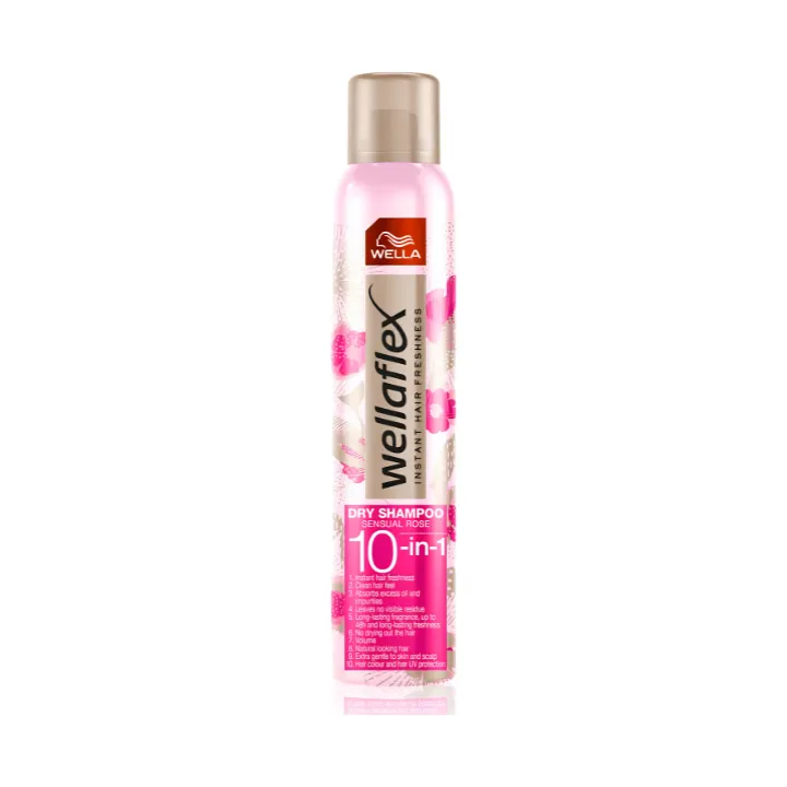 Ingrijirea Parului - Wellaflex Șampon Uscat Sensual Rose 180 ml