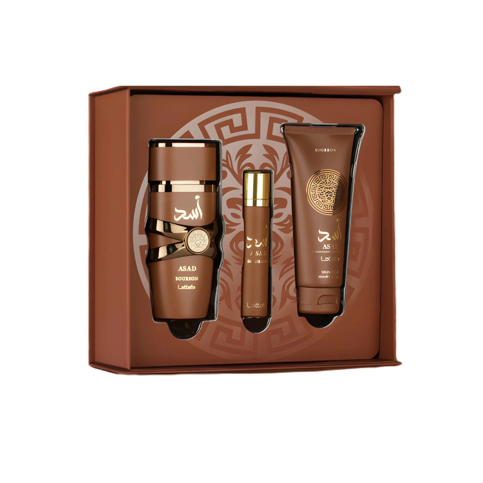 Seturi Cadou - LATTAFA CASETA CADOU (EDP100ML+EDP12ML+SG100ML) ASAD BOURBON