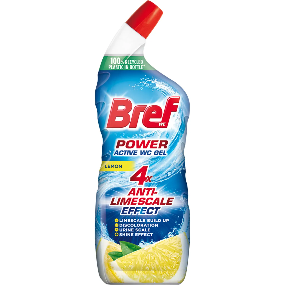 Dezinfectant - BREF SOLUTIE WC LICHID GEL 750ML LEMON