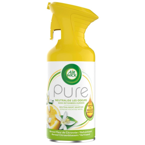 Odorizante Camera - AIRWICK ODORIZANT SPRAY 250ML PURE LEMON BLOSSOM