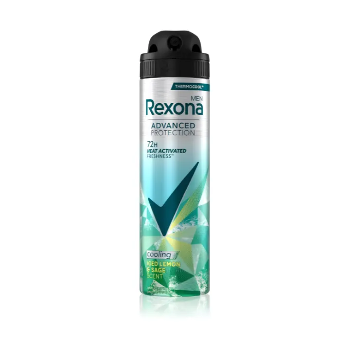 Deodorant Spray - Rexona Men Advanced Protection Cooling Iced Lemon & Sage Antiperspirant 150 ml