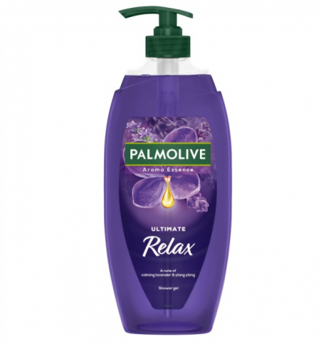 Gel de Dus - Gel de Dus, Palmolive, Aroma Essence, Ultimate Relax, Lavanda, cu Pompita, 750 ml