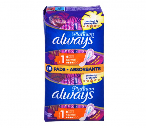 Ingrijire Personala - Absorbante Always, Platinum Normal, 16 buc