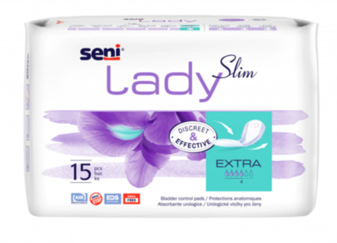 Absorbante Incontinenta - Absorbante Incontinenta, Seni, Lady Slim Extra, 4 Picaturi, 15 buc