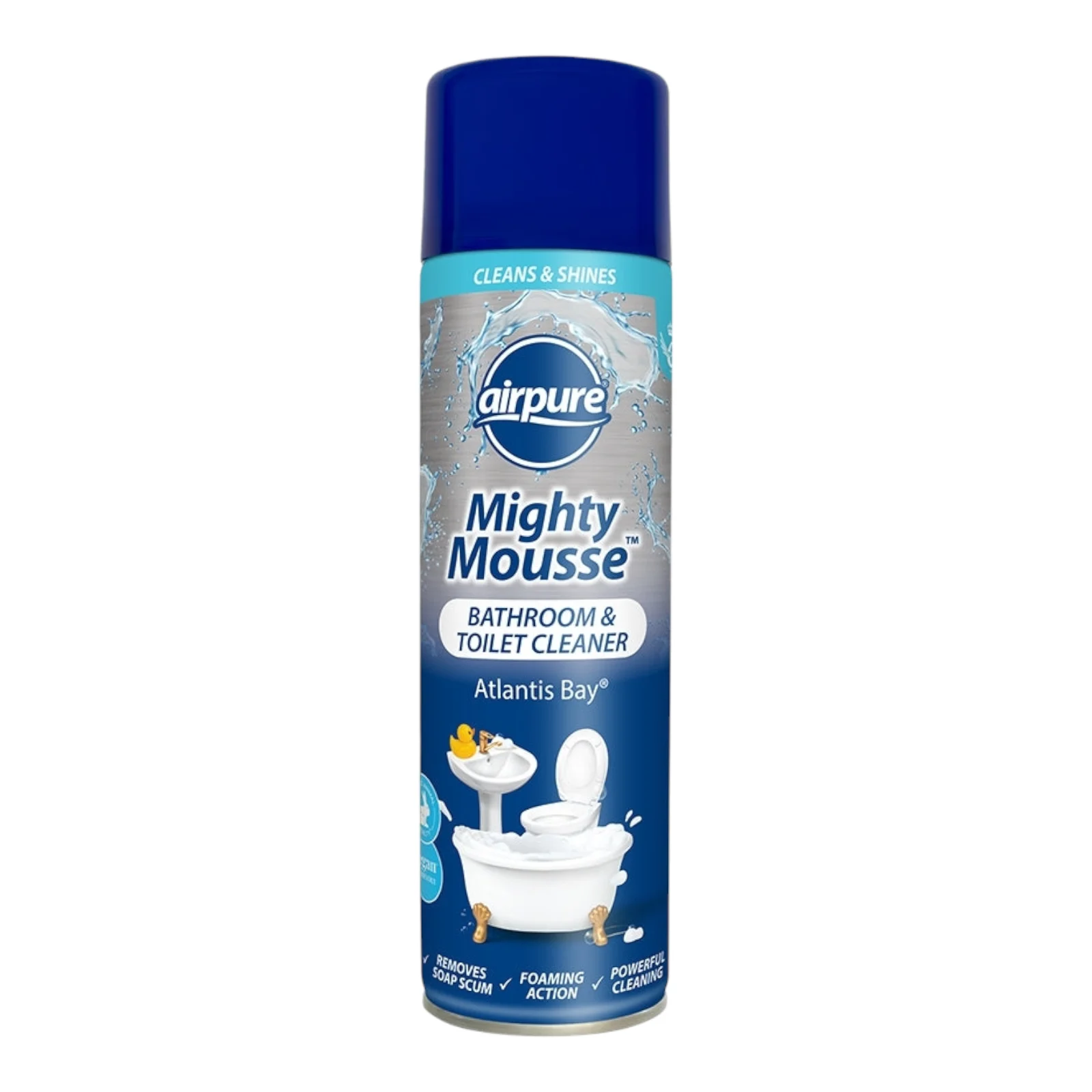 Dezinfectant - Air Pure Spuma Curatare Baie si Toaleta Atlantis Bay 500ml