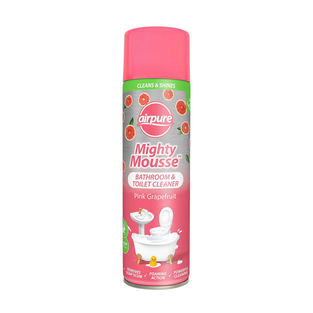 Dezinfectant - Air Pure Spuma Curatare Baie si Toaleta Pink Grapefruit