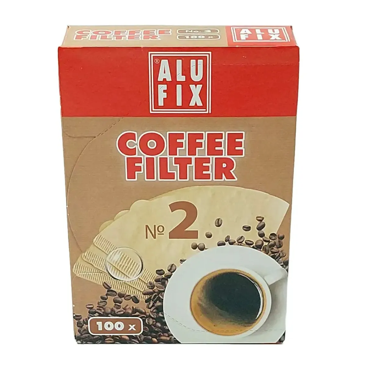 Cafetiere si Ibrice - Alufix Filtre Cafea Nr.2 100buc
