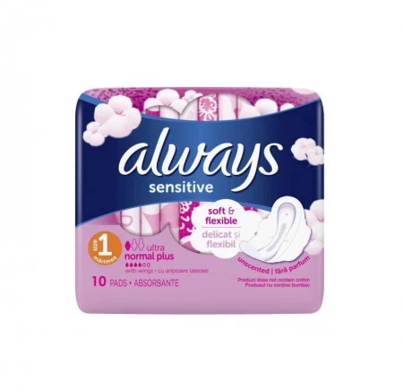 Ingrijire Personala - ALWAYS ABSORBANTE 10BUC ULTRA NORMAL PLUS SENSITIVE
