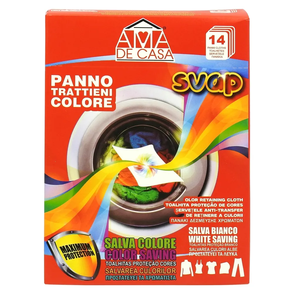 Servetele Captare Culori - AMA DE CASA SERVETELE CAPTATOARE CULOARE 14BUC MAXIMUM PROTECTION
