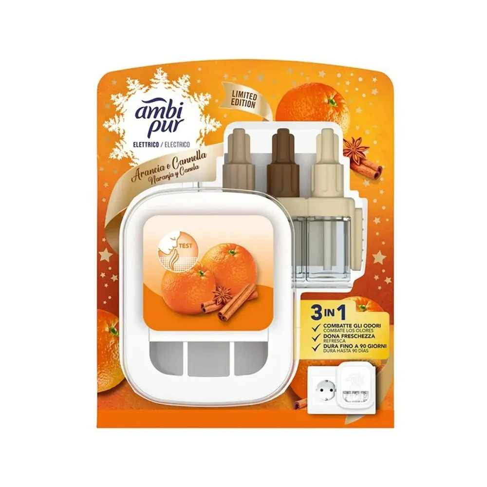 Odorizante Camera - AMBI PUR ODORIZANT CAMERA 3VOLUTION AP+REZERVA 20ML ARANCIA CANNELA