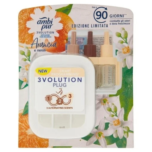 Odorizante Camera - AMBI PUR ODORIZANT CAMERA 3VOLUTION AP+REZERVA 20ML ARANCIA NEROLI