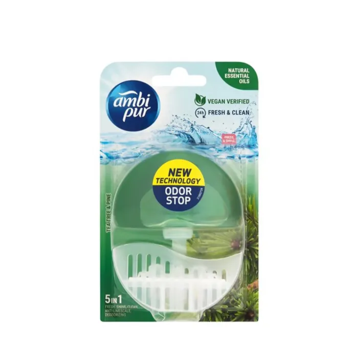 Produse de Curatenie - AMBI PUR ODORIZANT WC 5IN1 55ML TEA PINE