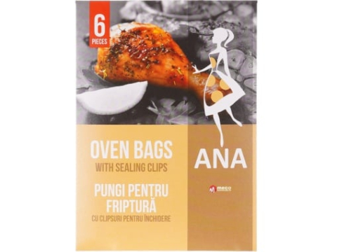 Pungi Alimentare - ANNA PUNGI PENTRU FRIPTURA 6BUC