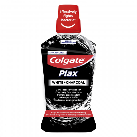 Apa de Gura - Apa de Gura, Colgate, Plax, White Charcoal, 500 ml