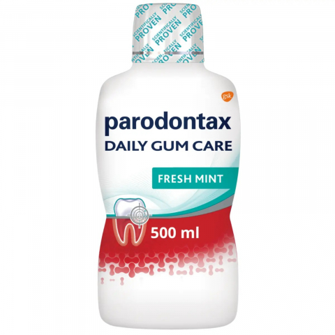 Apa de Gura - Apa de Gura, Parodontax, Daily Gum Fresh Mint, 500 ml