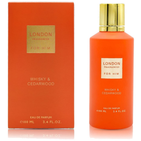 Pentru Barbati - Apa de Parfum, Pentru Barbati, London Fragrances, Whisky & Cedarwood, 100ml - Inspirat de Jo Malone - Whisky & Cedarwood