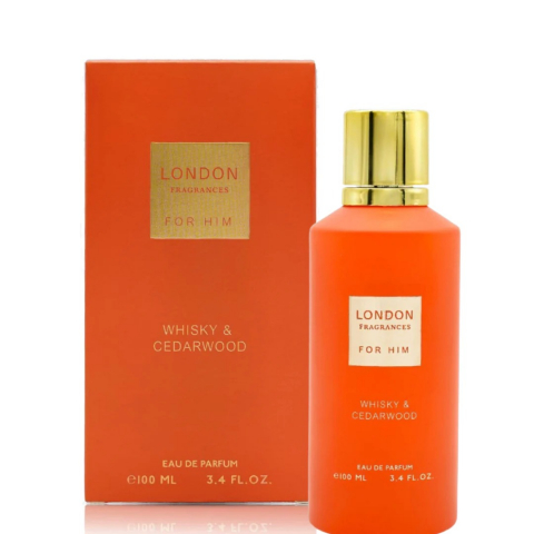 Apa de Parfum, Pentru Barbati, London Fragrances, Whisky & Cedarwood, 100ml - Inspirat de Jo Malone - Whisky & Cedarwood [1]