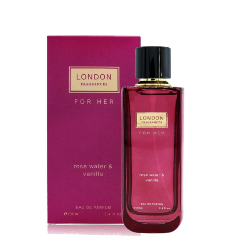 Apa de Parfum, Pentru Femei, London Fragrances, Rose Water & Vanilla, 100ml - Inspirat de Jo Malone - Rose Water & Vanilla [1]