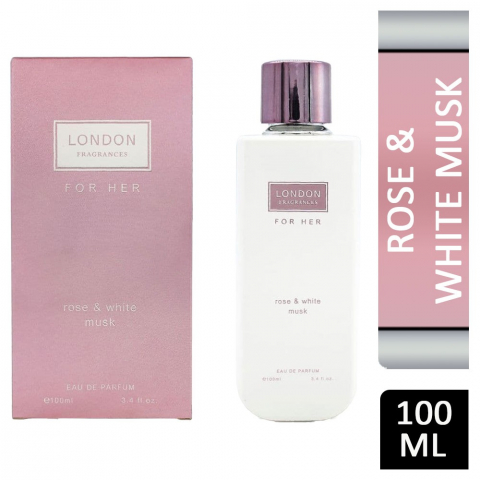 Apa de Parfum, Pentru Femei, London Fragrances, Rose & White Musk, 100ml - Inspirat de Jo Malone - Rose & White Musk [1]
