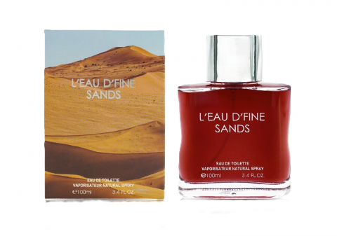 Pentru Barbati - Apa de Toaleta, Pentru Barbati, L'eau D'fine Sands, 100 ml, Inspirat de Louis Vuitton Les Sables Roses, 2019