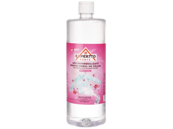 Solutii Intretinere Textile - Apa Demineralizata Pentru Fierul de Calcat, Expertto Forte, Parfum Floral, 1 L