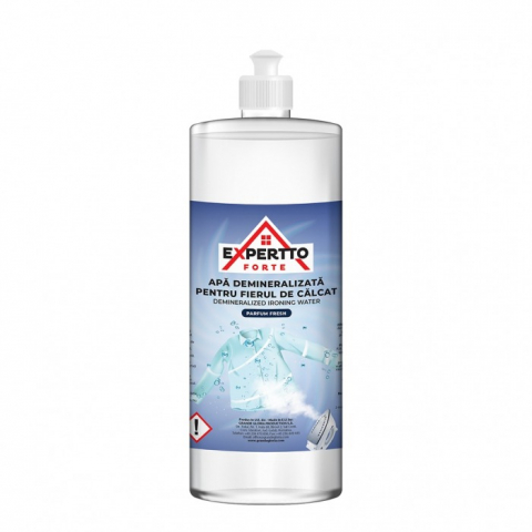 Produse de Curatenie - Apa Demineralizata Pentru Fierul de Calcat, Expertto Forte, Parfum Fresh, 1 L