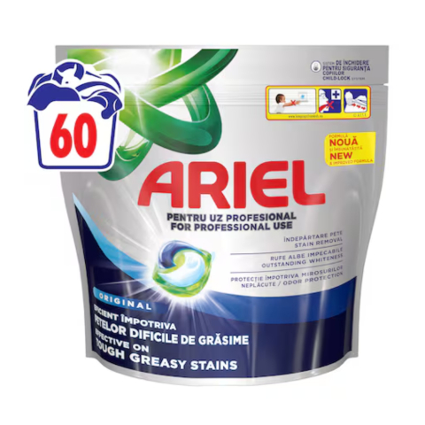 Detergent Capsule - ARIEL DETERGENT CAPSULE 60BUC ORIGINAL