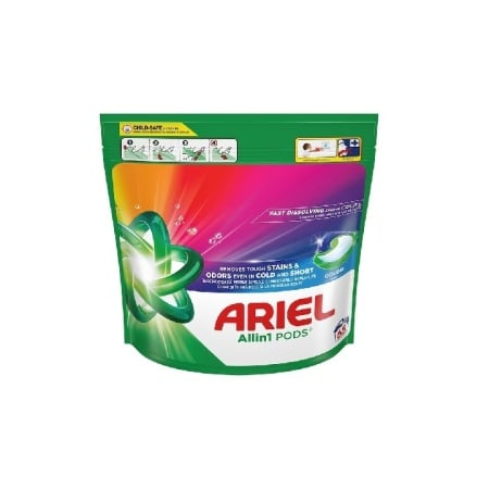 Detergent Capsule - ARIEL DETERGENT CAPSULE 65BUC PODS ALL IN 1 COLOR