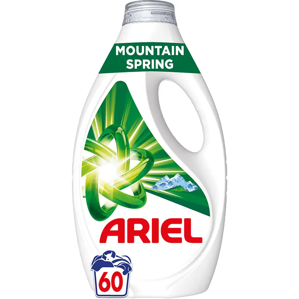Detergent Lichid - ARIEL DETERGENT LICHID 2.7L MOUNTAIN SPRING 60SPALARI