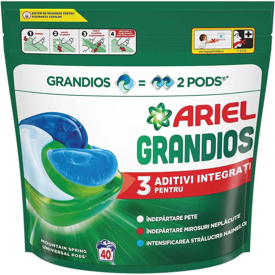 ARIEL GRANDIOS DETERGENT CAPSULE 40BUC MOUNTAIN SPRING [1]